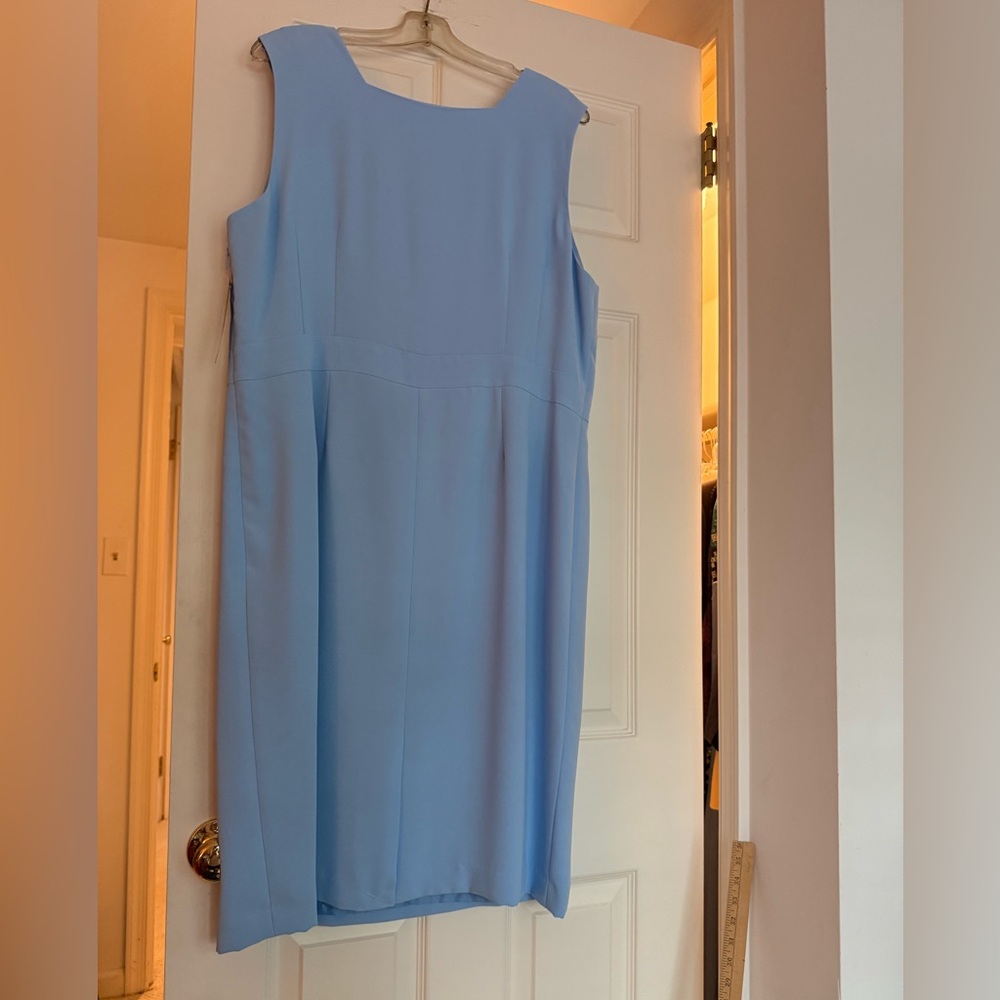 Calvin Klein Light Blue Midi Dress - Picture 2 of 4